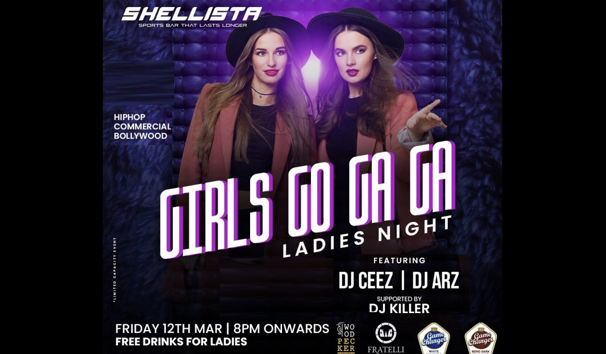 Girls Go Ga Ga at Shellista Sports Bar 